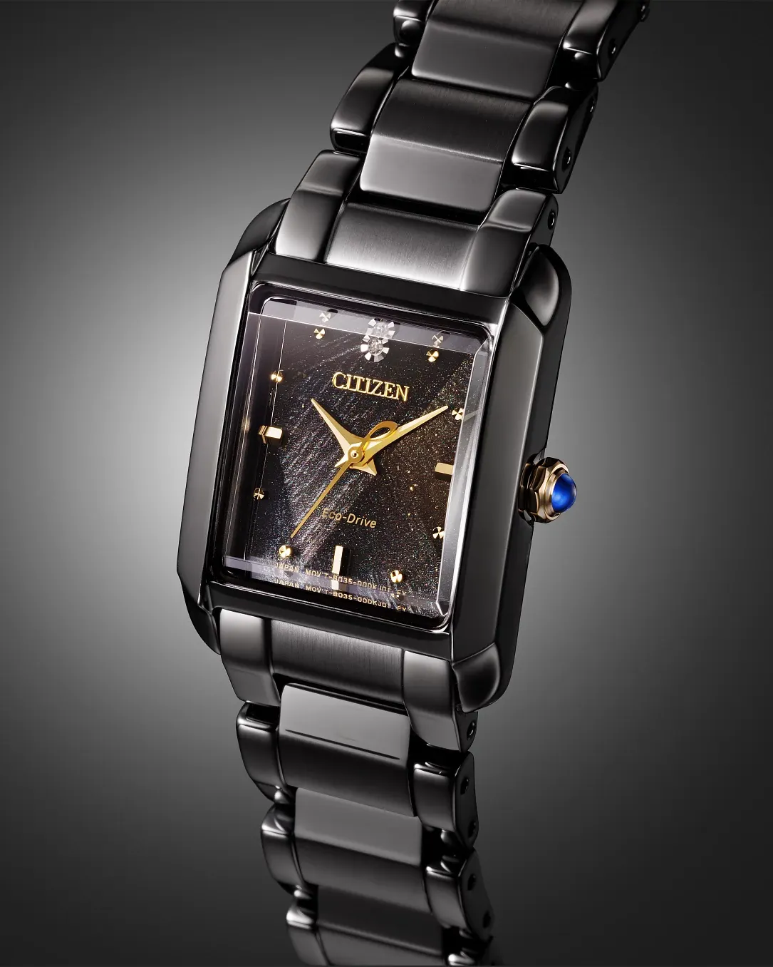 Citizen L Bianca LIGHT in BLACK Black Dial Stainless Steel